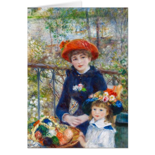 Pierre_Auguste Renoir Two sisters on terrace Note