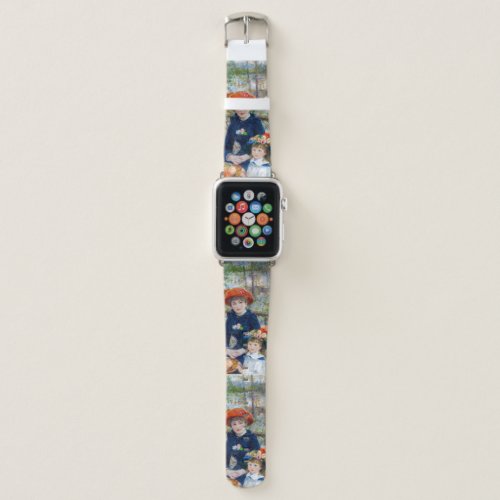 Pierre_Auguste Renoir _ Two sisters on the Terrace Apple Watch Band