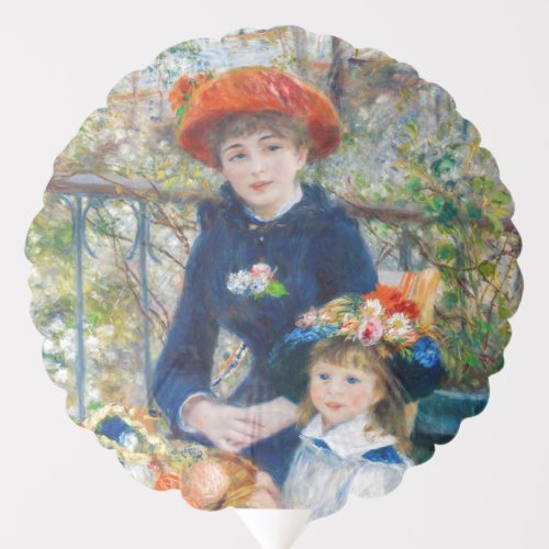 Pierre_Auguste Renoir _ Two sisters on the Terrace Balloon