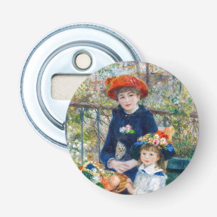 Pierre-Auguste Renoir - Two sisters on the Terrace Bottle Opener
