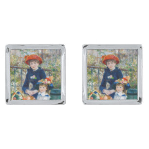 Pierre-Auguste Renoir - Two sisters on the Terrace Cufflinks