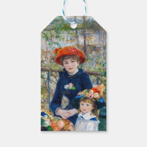 Pierre_Auguste Renoir _ Two sisters on the Terrace Gift Tags