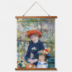 Pierre-Auguste Renoir - Two sisters on the Terrace Hanging Tapestry