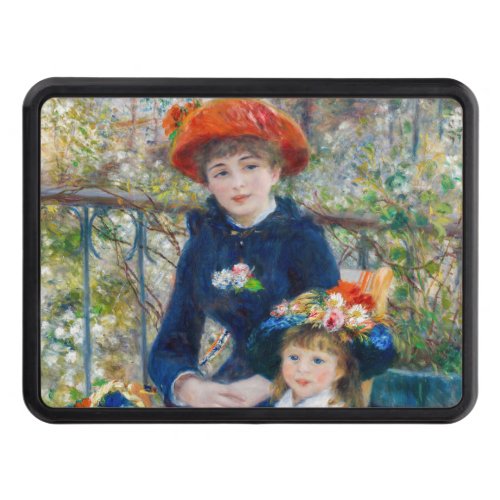 Pierre_Auguste Renoir _ Two sisters on the Terrace Hitch Cover