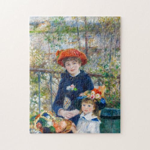 Pierre_Auguste Renoir  Two sisters on the Terrace Jigsaw Puzzle