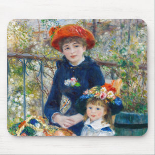 Pierre-Auguste Renoir — Two sisters on the Terrace Mouse Pad