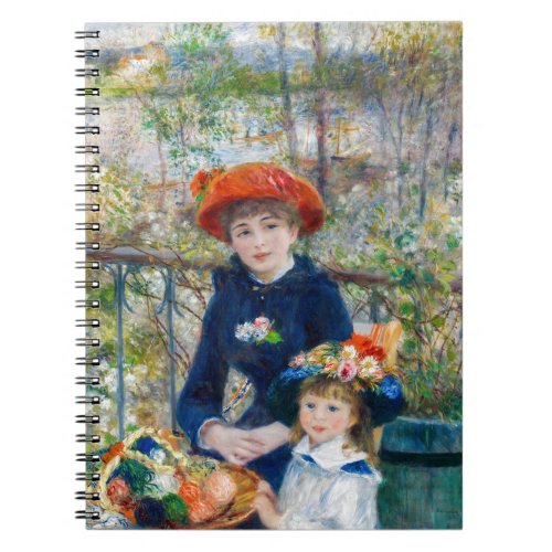 Pierre_Auguste Renoir _ Two sisters on the Terrace Notebook