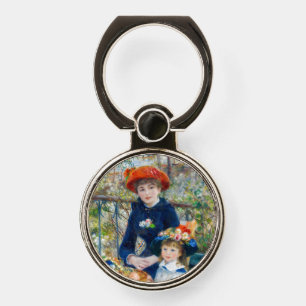 Pierre-Auguste Renoir - Two sisters on the Terrace Phone Ring Stand