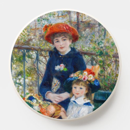 Pierre_Auguste Renoir _ Two sisters on the Terrace PopSocket