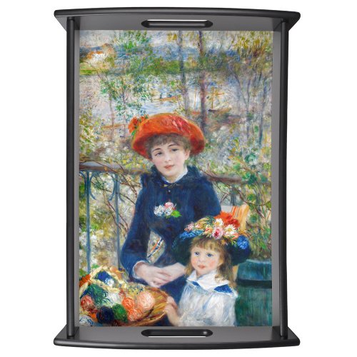 Pierre_Auguste Renoir _ Two sisters on the Terrace Serving Tray