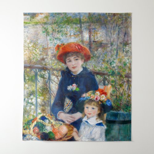 Pierre_Auguste Renoir _ Two sisters on the Terrace Tapestry
