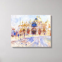 Pierre-Auguste Renoir - Venice, Piazza San Marco Canvas Print