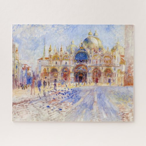 Pierre_Auguste Renoir _ Venice Piazza San Marco Jigsaw Puzzle
