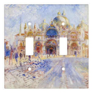 Pierre-Auguste Renoir - Venice, Piazza San Marco Light Switch Cover