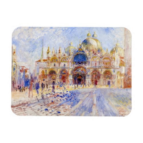 Pierre_Auguste Renoir _ Venice Piazza San Marco Magnet