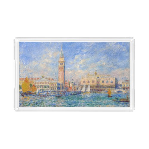 Pierre_Auguste Renoir _ Venice the Doges Palace Acrylic Tray