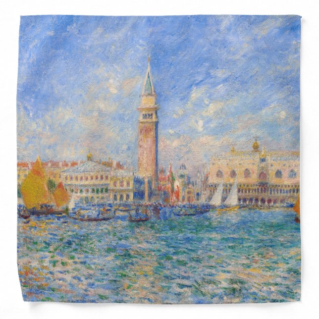Pierre-Auguste Renoir - Venice, the Doge's Palace Bandana (Front)