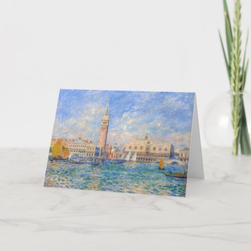 Pierre_Auguste Renoir _ Venice the Doges Palace Card
