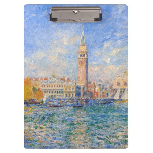 Pierre_Auguste Renoir _ Venice the Doges Palace Clipboard