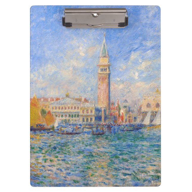 Pierre-Auguste Renoir - Venice, the Doge's Palace Clipboard (Front)