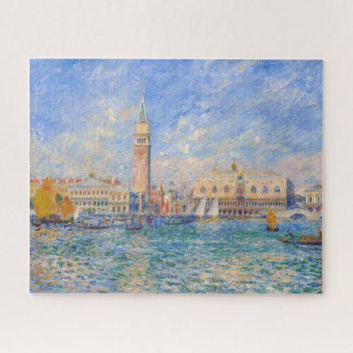Pierre_Auguste Renoir _ Venice the Doges Palace Jigsaw Puzzle