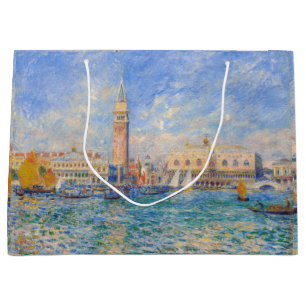Pierre-Auguste Renoir - Venice, the Doge's Palace Large Gift Bag