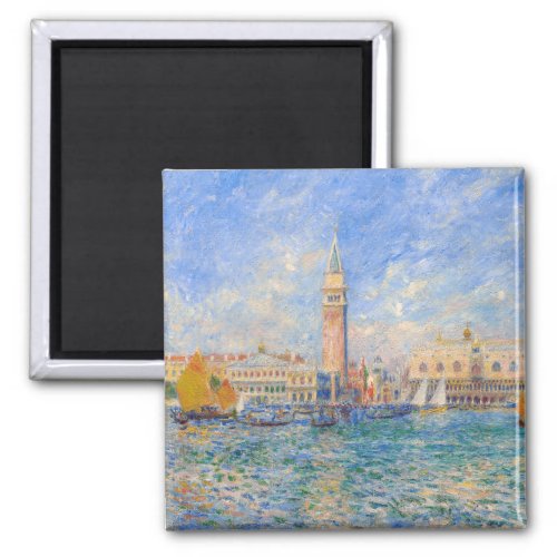 Pierre_Auguste Renoir _ Venice the Doges Palace Magnet