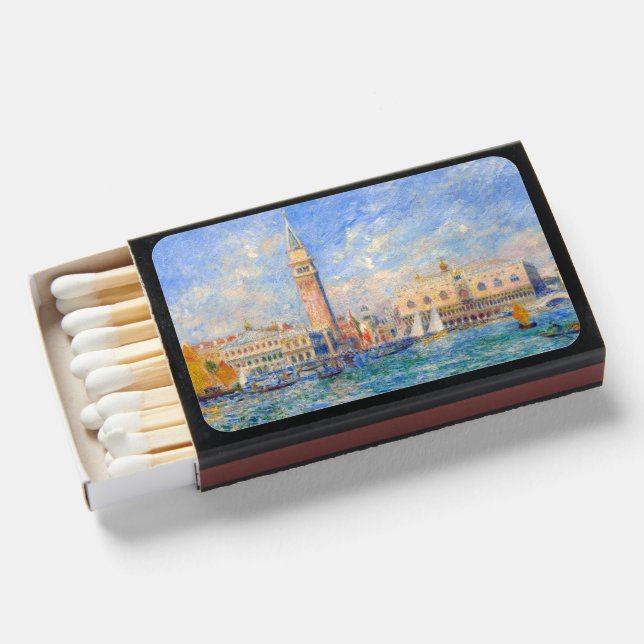 Pierre-Auguste Renoir - Venice, the Doge's Palace Matchboxes (Front Open)