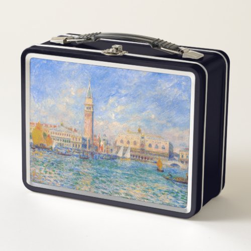 Pierre_Auguste Renoir _ Venice the Doges Palace Metal Lunch Box