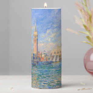 Pierre-Auguste Renoir - Venice, the Doge's Palace Pillar Candle