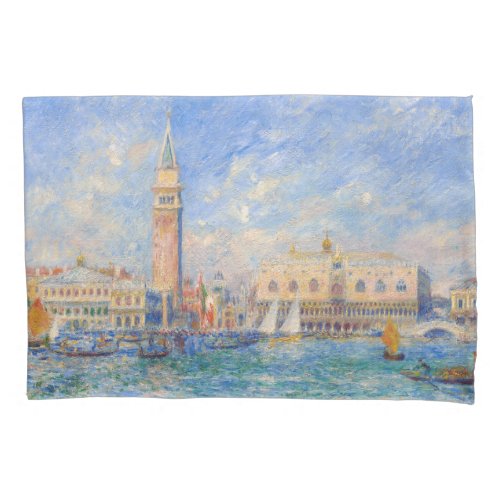 Pierre_Auguste Renoir _ Venice the Doges Palace Pillow Case