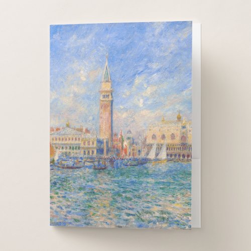 Pierre_Auguste Renoir _ Venice the Doges Palace Pocket Folder