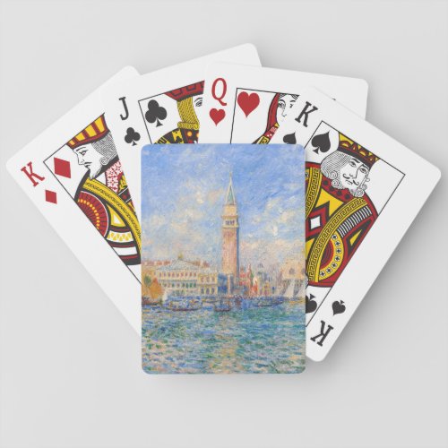 Pierre_Auguste Renoir _ Venice the Doges Palace Poker Cards