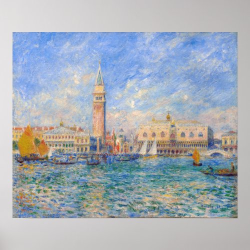Pierre_Auguste Renoir _ Venice the Doges Palace Poster