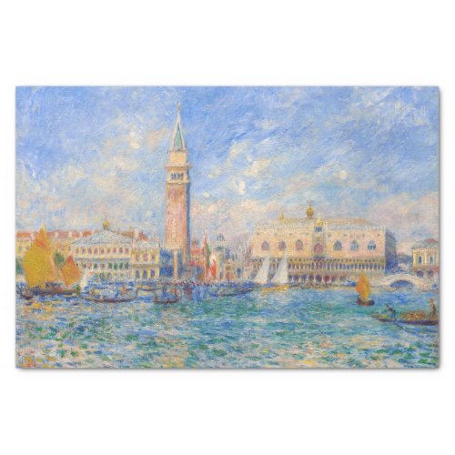Pierre_Auguste Renoir _ Venice the Doges Palace Tissue Paper