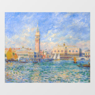 Pierre-Auguste Renoir - Venice, the Doge's Palace Window Cling