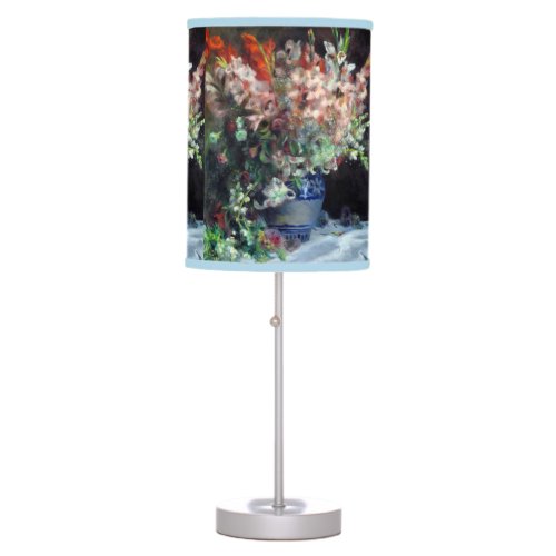 Pierre_Auguste Renoir Vintage Gladioli in a Vase   Table Lamp