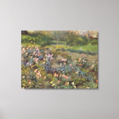 Pierre Auguste Renoir Vintage Rosenhain Canvas Print