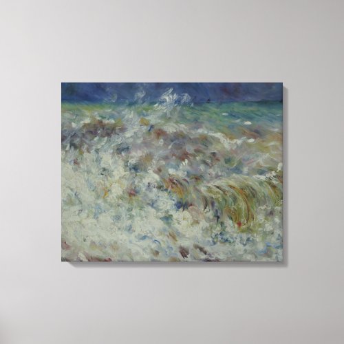 Pierre Auguste Renoir Vintage The Wave Canvas Print