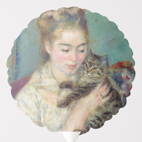 Pierre_Auguste Renoir _ Woman with a Cat Balloon