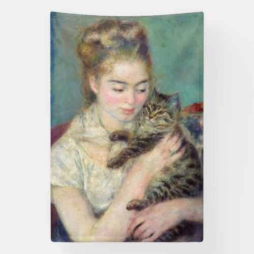 Pierre_Auguste Renoir _ Woman with a Cat Banner