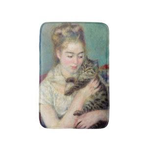 Pierre-Auguste Renoir - Woman with a Cat Bath Mat