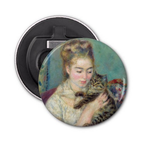 Pierre_Auguste Renoir _ Woman with a Cat Bottle Opener