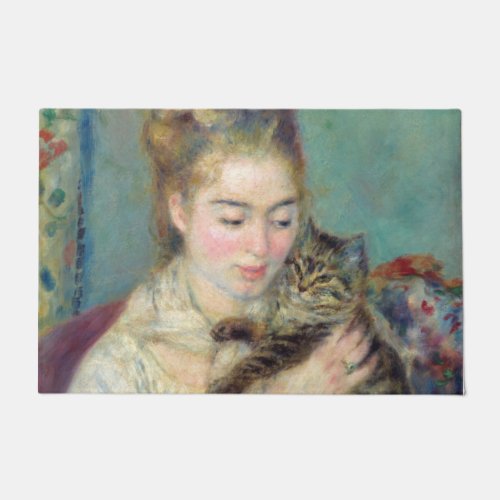 Pierre_Auguste Renoir _ Woman with a Cat Doormat