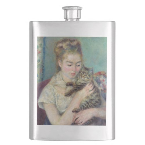 Pierre_Auguste Renoir _ Woman with a Cat Flask