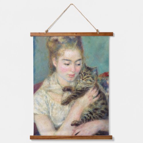 Pierre_Auguste Renoir _ Woman with a Cat Hanging Tapestry