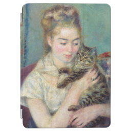 Pierre-Auguste Renoir - Woman with a Cat iPad Air Cover
