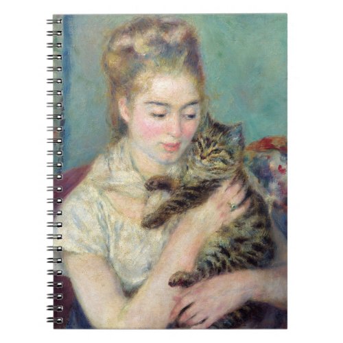 Pierre_Auguste Renoir _ Woman with a Cat Notebook