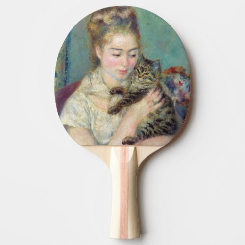 Pierre_Auguste Renoir _ Woman with a Cat Ping Pong Paddle
