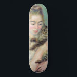 Pierre-Auguste Renoir - Woman with a Cat Skateboard<br><div class="desc">Woman with a Cat / Femme au chat - Pierre-Auguste Renoir, 1875</div>